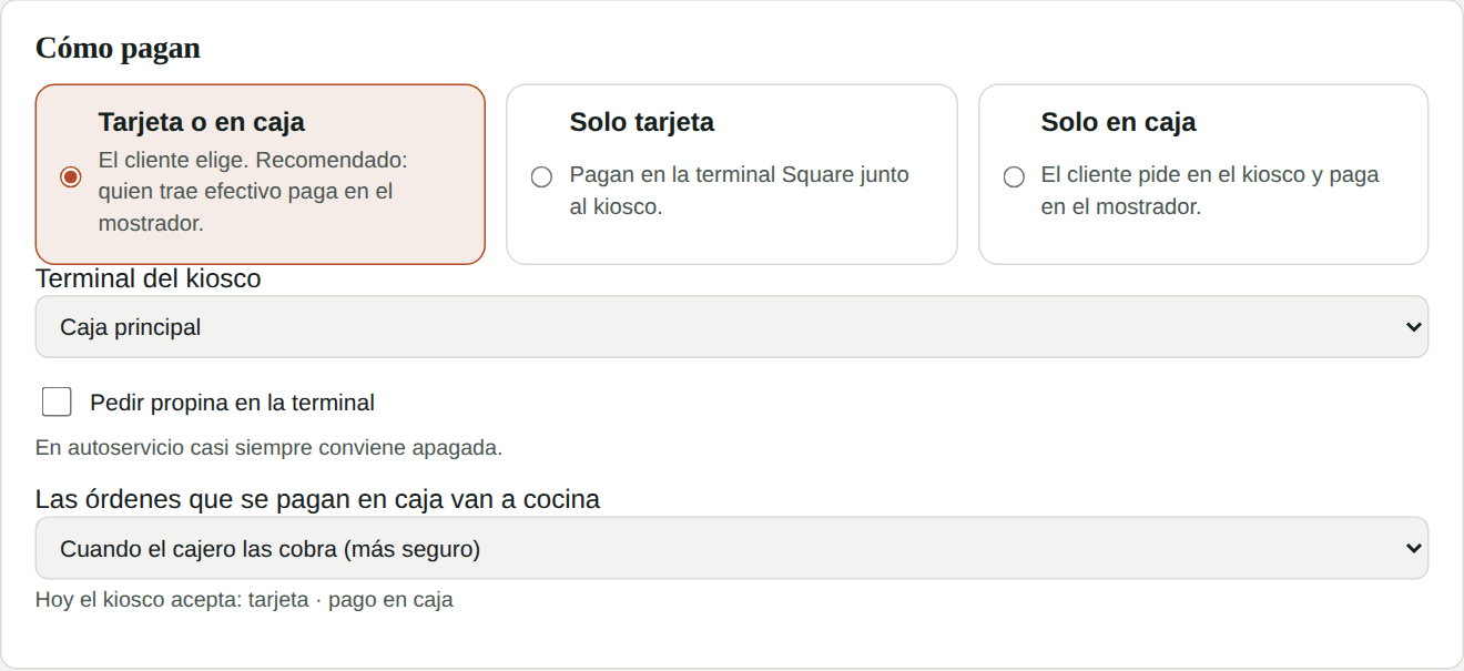 Cómo pagan