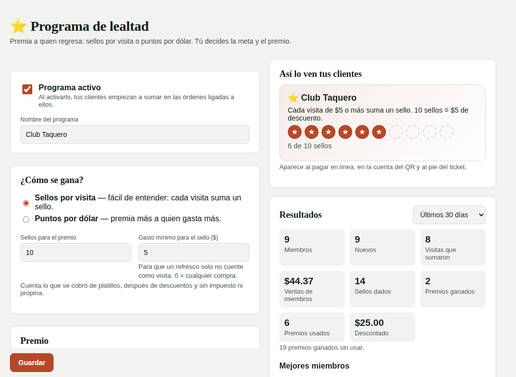 Programa de lealtad