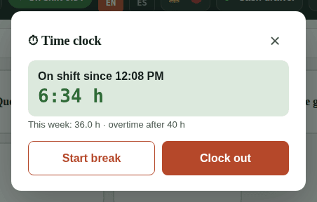 Time clock