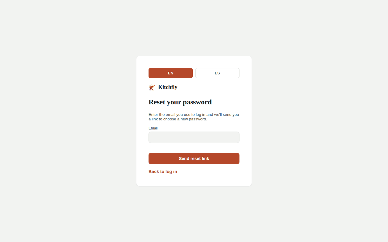 Forgot your password